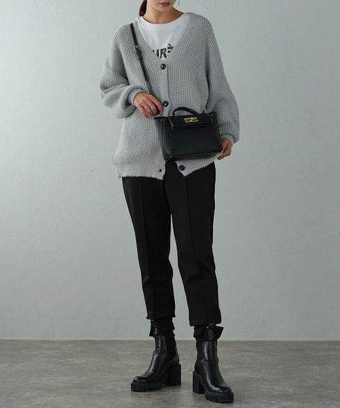 2WAYターンロックミニショルダーハンドバッグ 12-1174